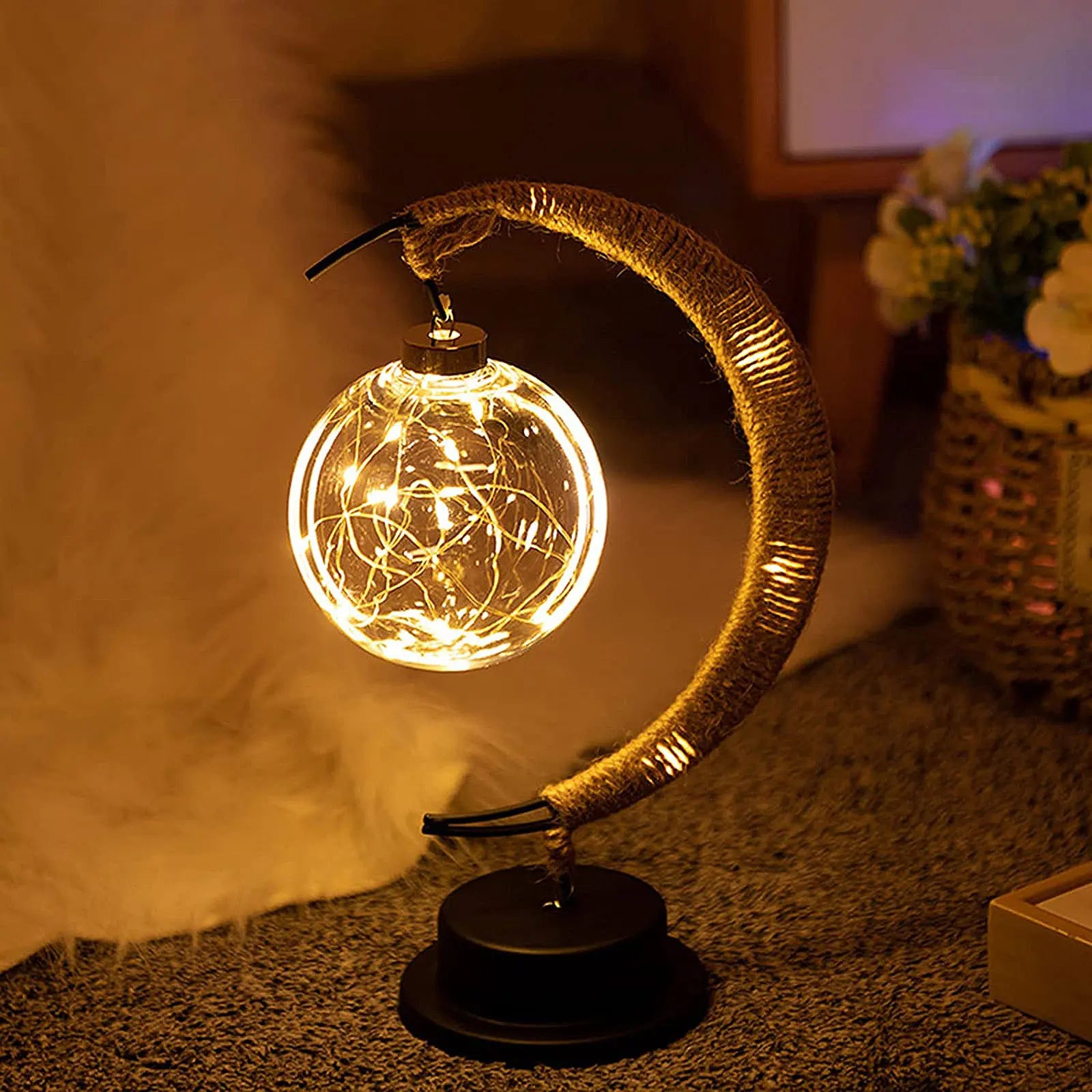 Ramadan Desk Lamp Led Moon Lamp Decoration for Home Metal Ramadan Kareem Light Decoration Eid Mubarak Muslim Eid Al Adha Gifts