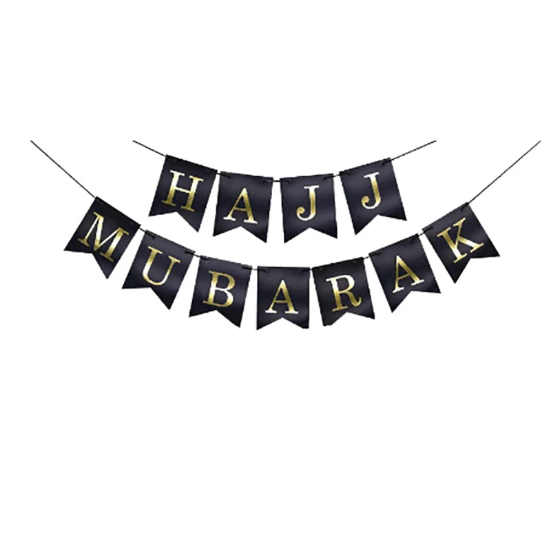 Hajj Mubarak Banner Eid Mubarak Banner Party Decorations Supplies