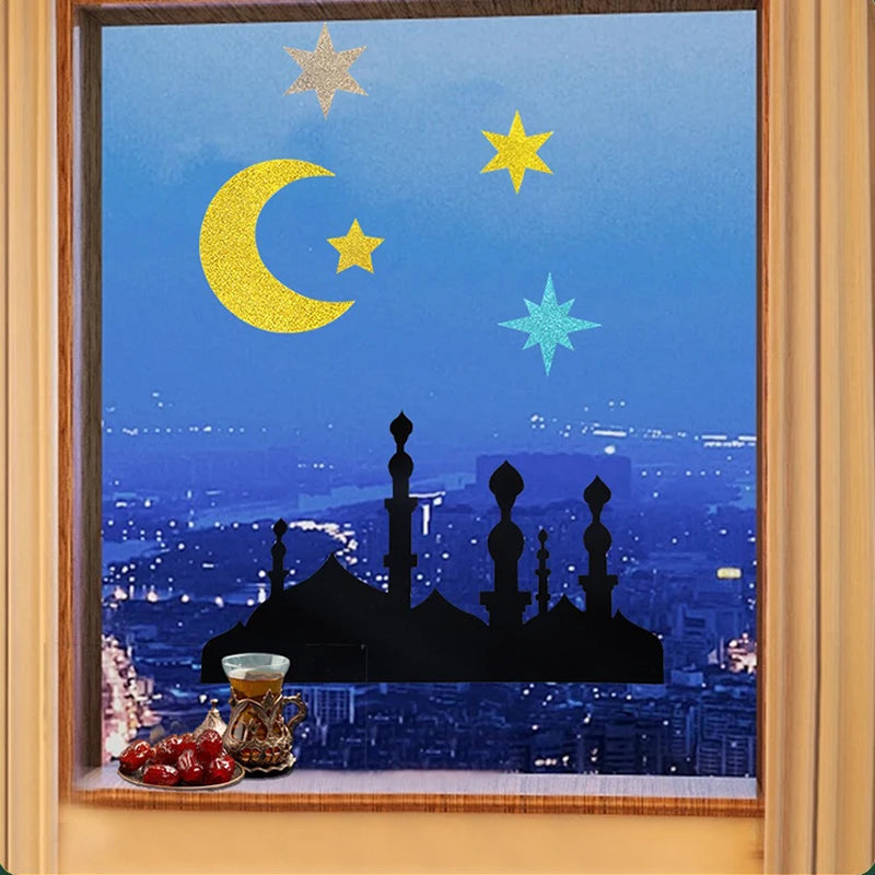 Ramadan Kareem Party Decorations 2026 Eid Islamic Muslims Party Decorations Hanging Ornament Room Wall Background Decorations