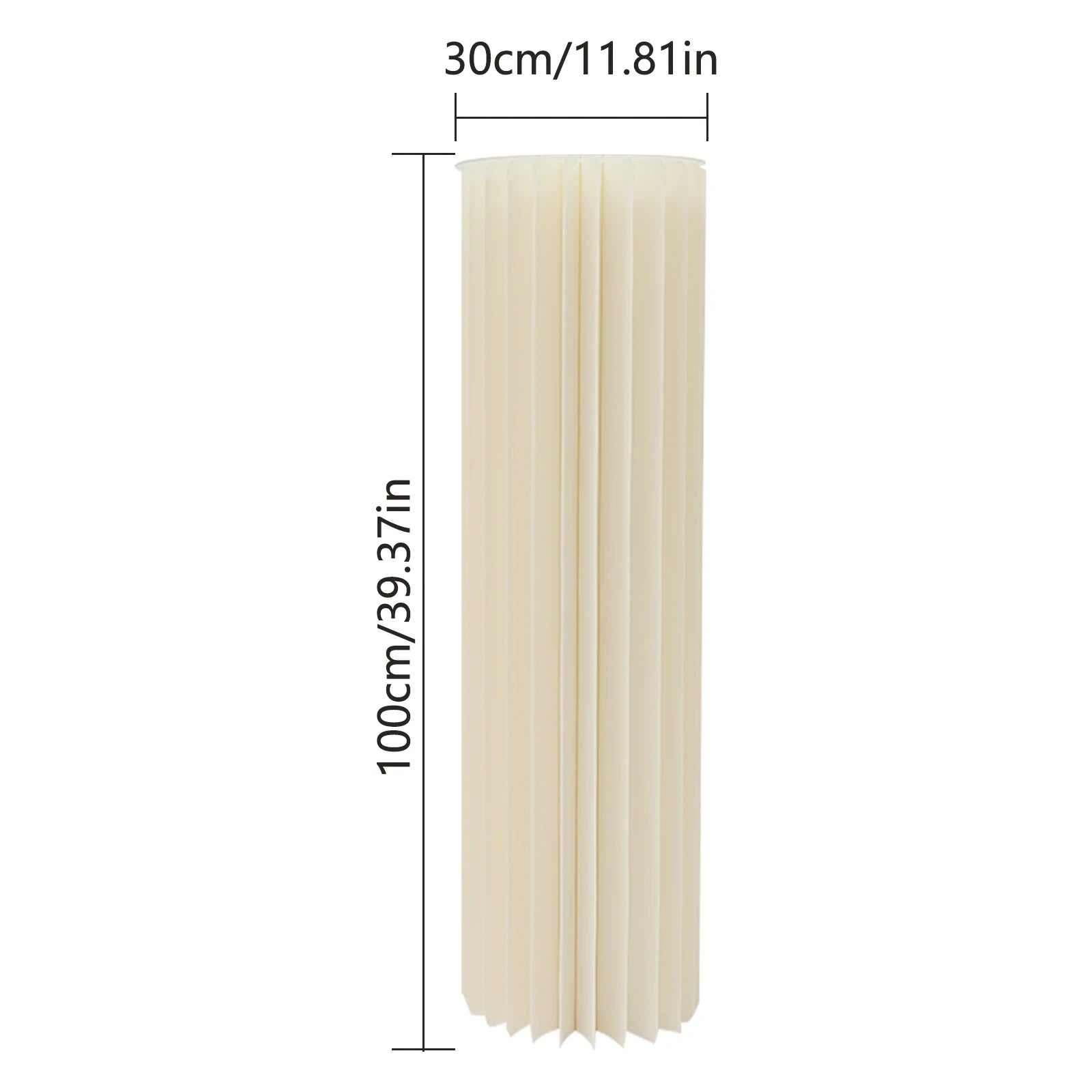 3pcs/2pcs Foldable Cardboard Centerpiece Display Cylinder Flowers Stand Columns Display for Wedding Party Garden Decoration