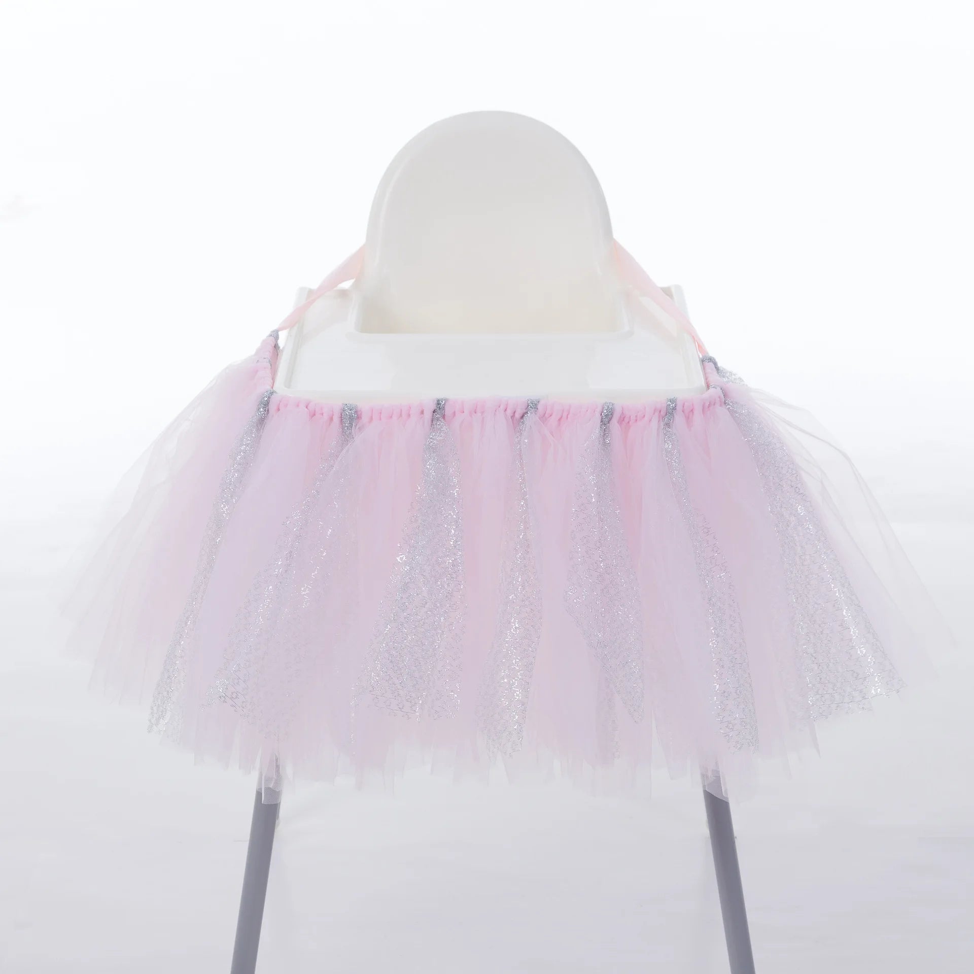 Tutu Chair Skirt Mesh Chair Skirt Children's Table Chair Skirt Party Decorative Chair Skirt Baby Birthday Party Decoration