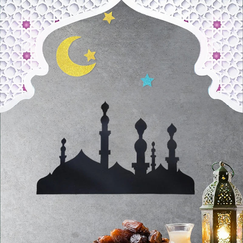 Ramadan Kareem Party Decorations 2026 Eid Islamic Muslims Party Decorations Hanging Ornament Room Wall Background Decorations