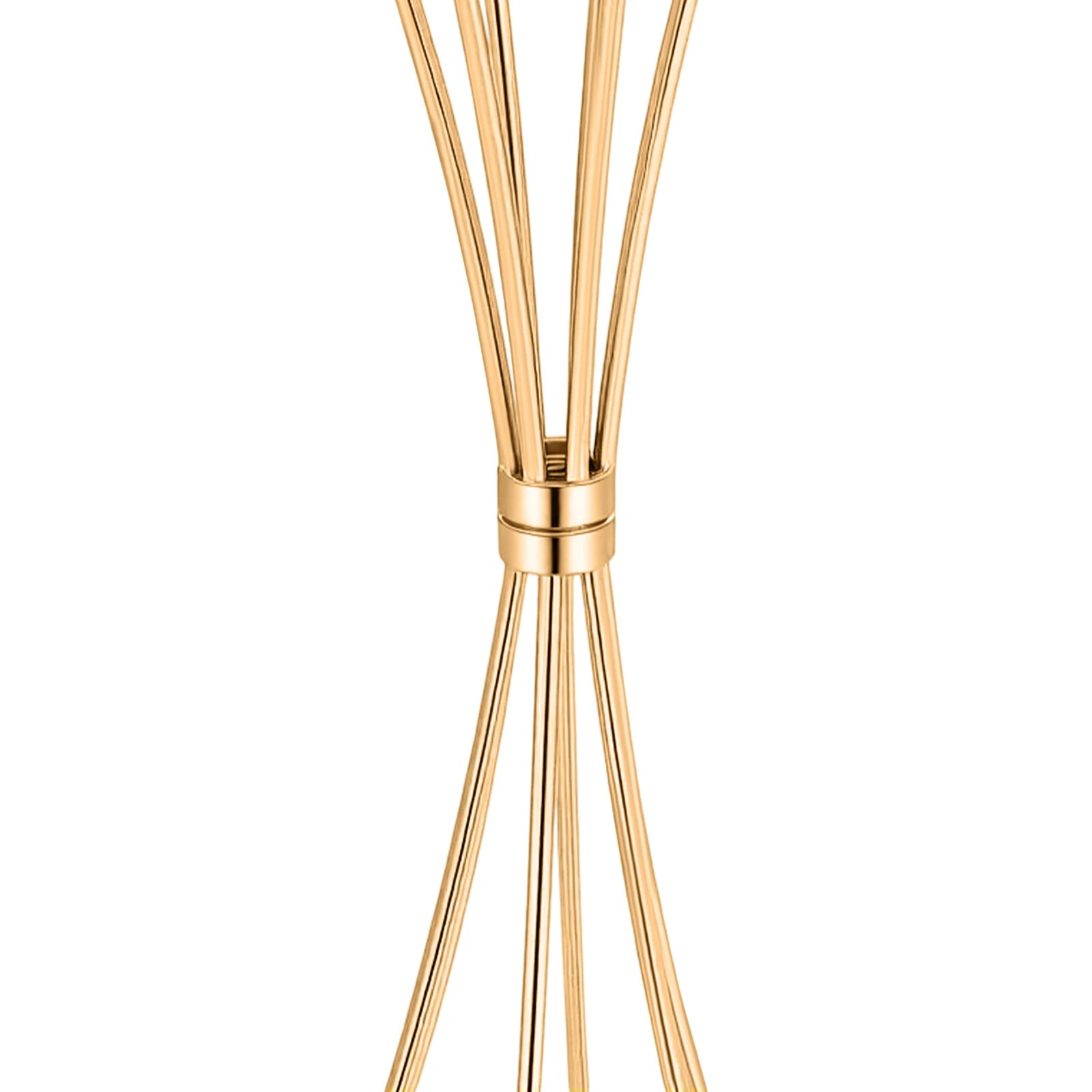 3PCS Hourglass-Shaped Golden Vase, Metal Wedding Centerpieces Vase, Flower Road Lead Stand for Table Wedding Party Banquet