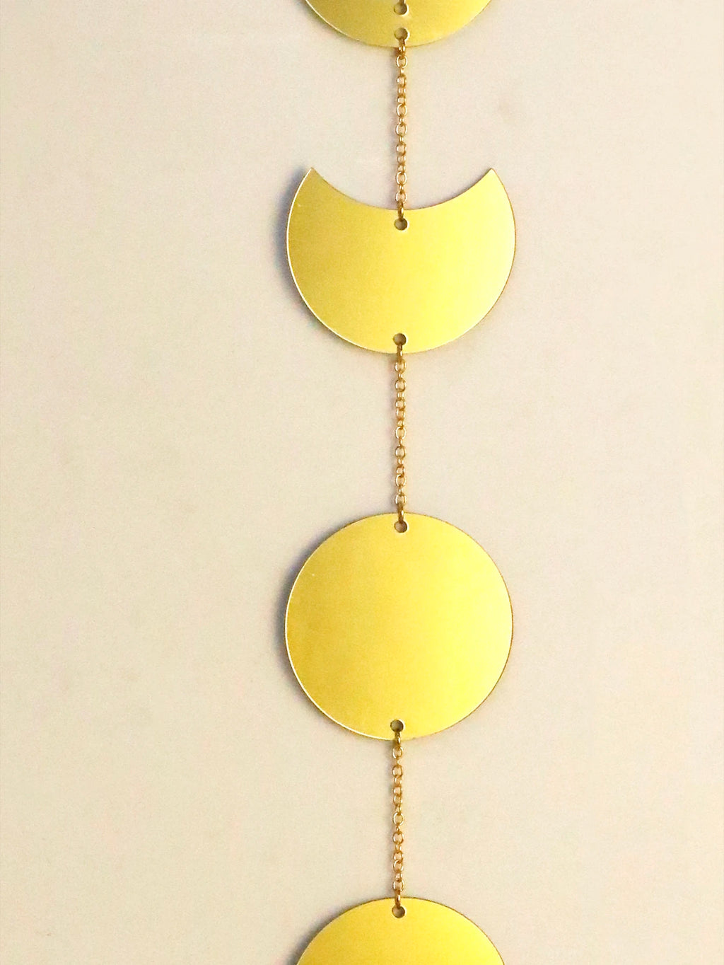 Ramadan Moon Phase Wall Decor - Eid Gold Acrylic Celestial Art，for Islamic Festival Home Decor, Astrology and Astronomy Inspired