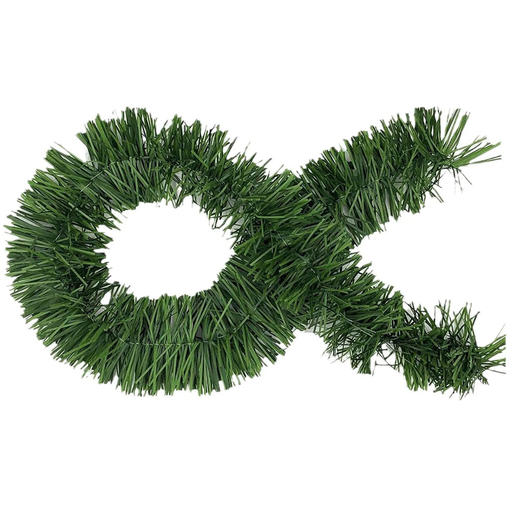 3/5M Handmade Christmas Strips Artificial Cedar Needles Green Seasonal Garland For Christmas TV Cabinet Winter Holiday Decor