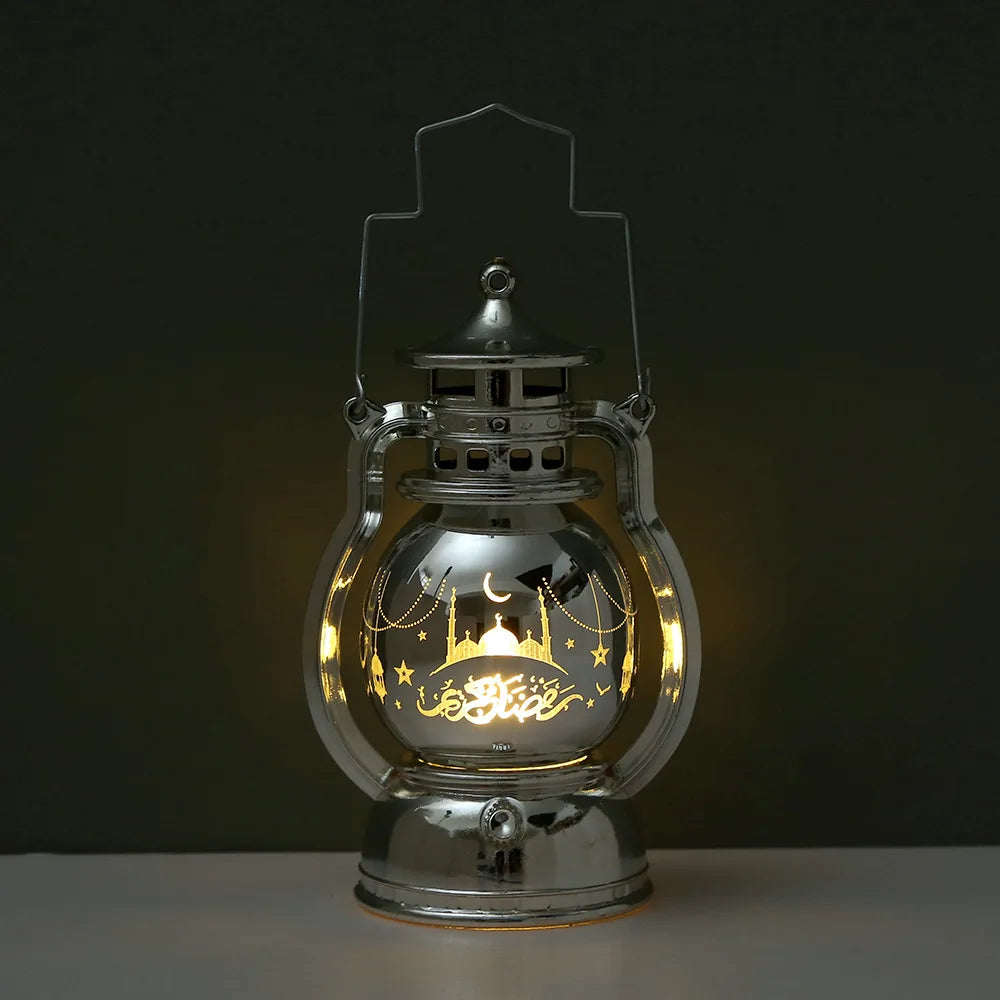 Ramadan LED Lantern Light Eid Mubarak Decoration for Home Islamic Muslim Festival Party Ramadan Kareem Decor EID Al Adha 2026