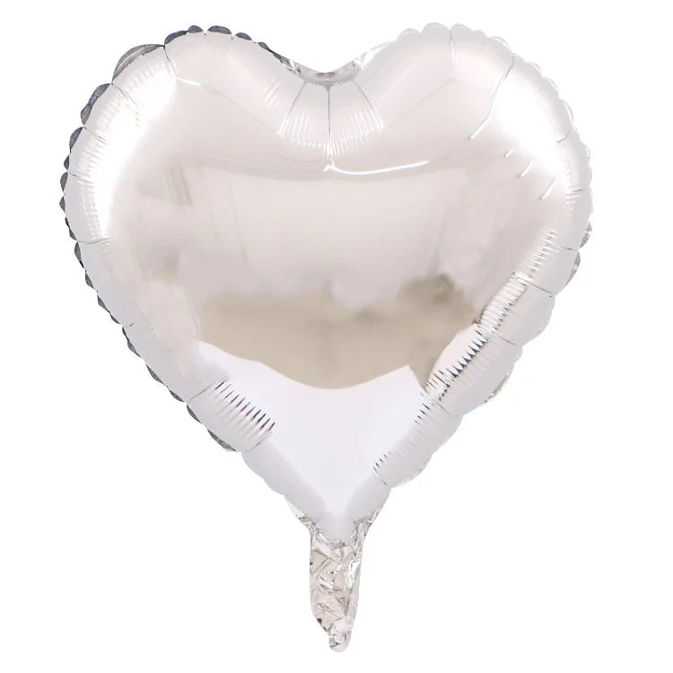 10/5/3Pcs Cream Heart Foil Balloons 18inch Multi Pink Beige Heart Helium Balloons for Wedding Birthday Party Decorations Globos