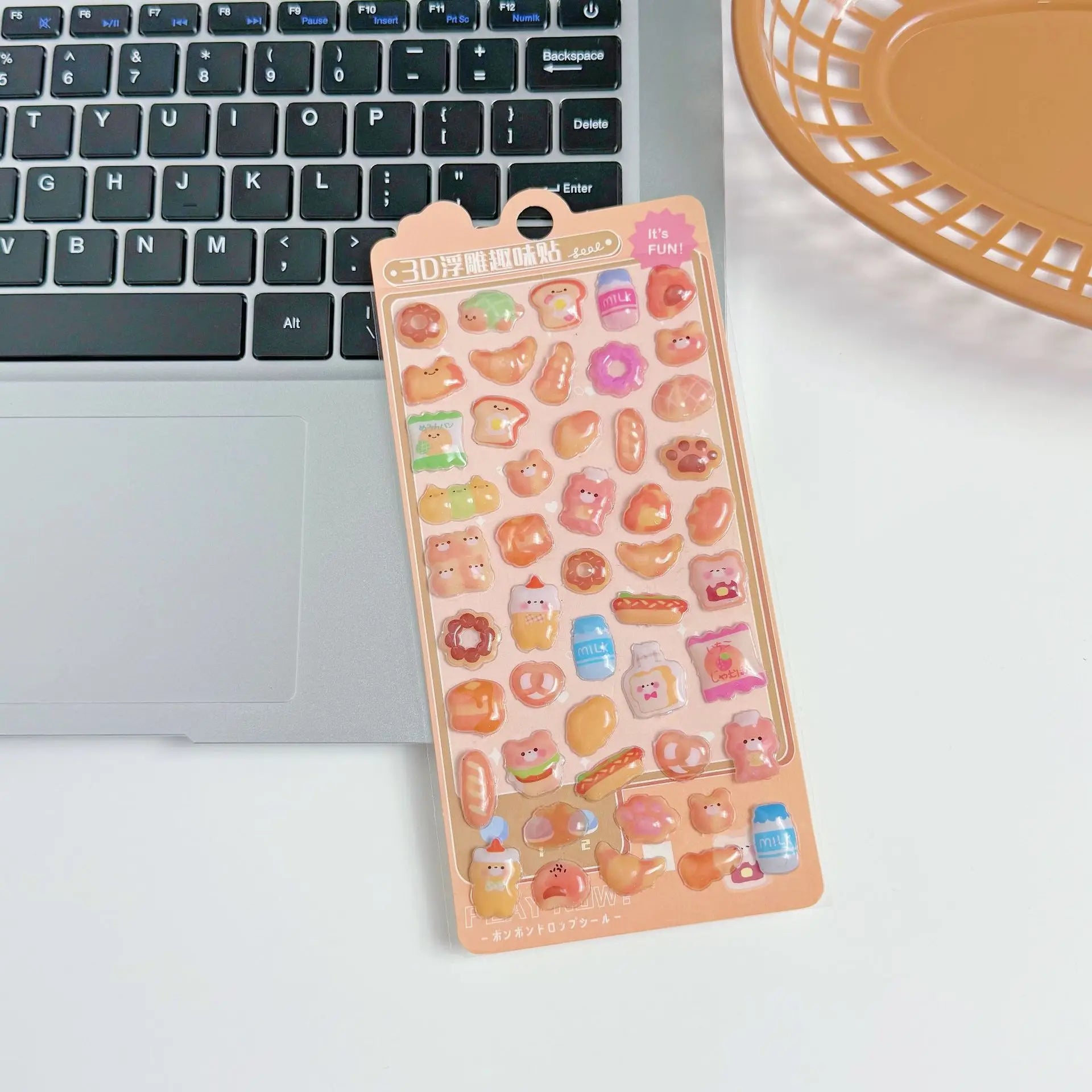 3D Embossed Diamond Stickers Exquisite Cartoon Animals Festival Party Stickers Craft Decals Scrapbooking Decoration Products