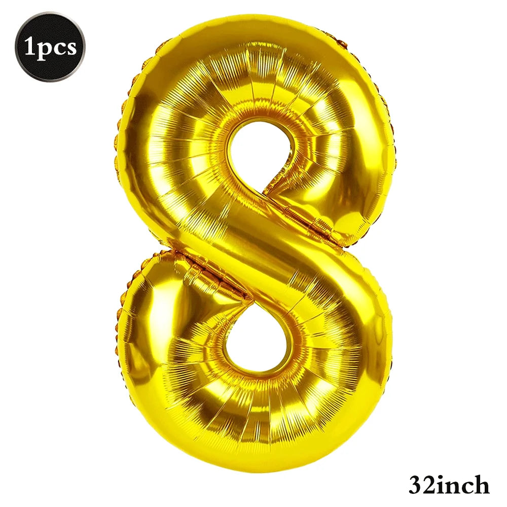 28inch Gold Moon 18inch Star Foil Balloons Set for Ramadan Eid Baby Shower Anniversary Wedding Birthday Party Decorations Favors