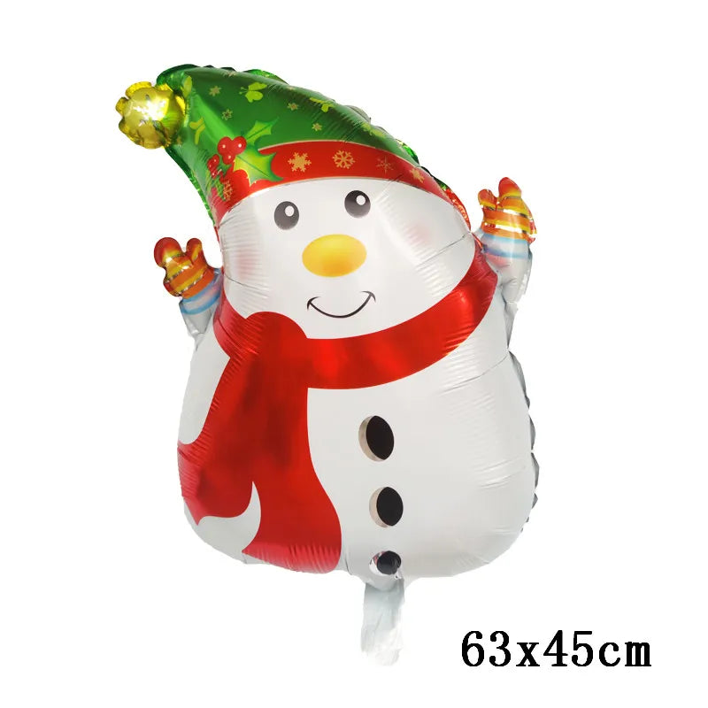 Christmas Foil Balloons Santa Claus Balloon Standding Balloon Christmas Gift Santa Balloon Xmas Party Supplies Home Decortion