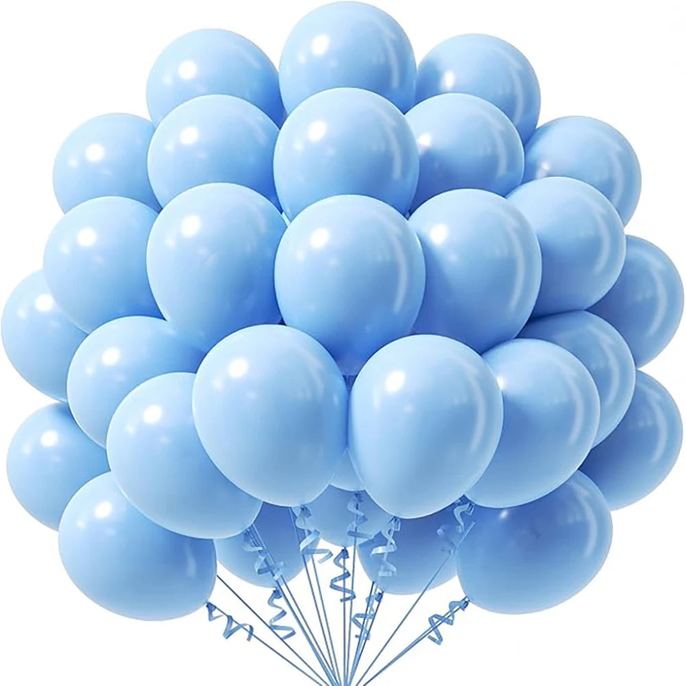 Pastel Pink Blue Balloons Black White Red Balloon Birthday Party Baby Shower Wedding Gender Reveal Birrthday Party Decoration