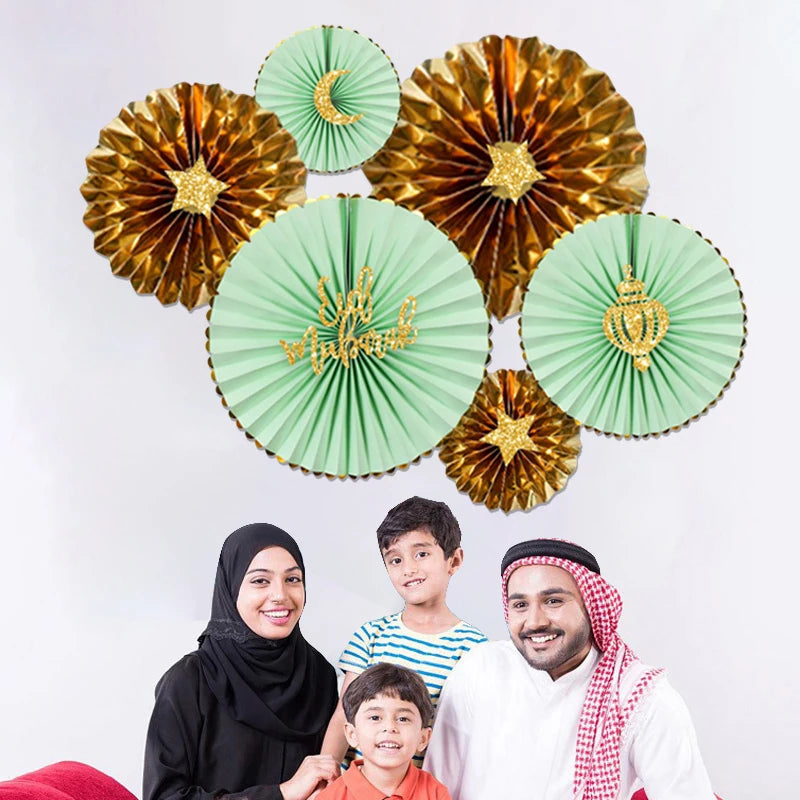 Ramadan Festival Calendar Eid Mubarak Party Wall Decorations Eid Al-Fitr Eid Al-Adha Window Stickers Islamic Festive Decor