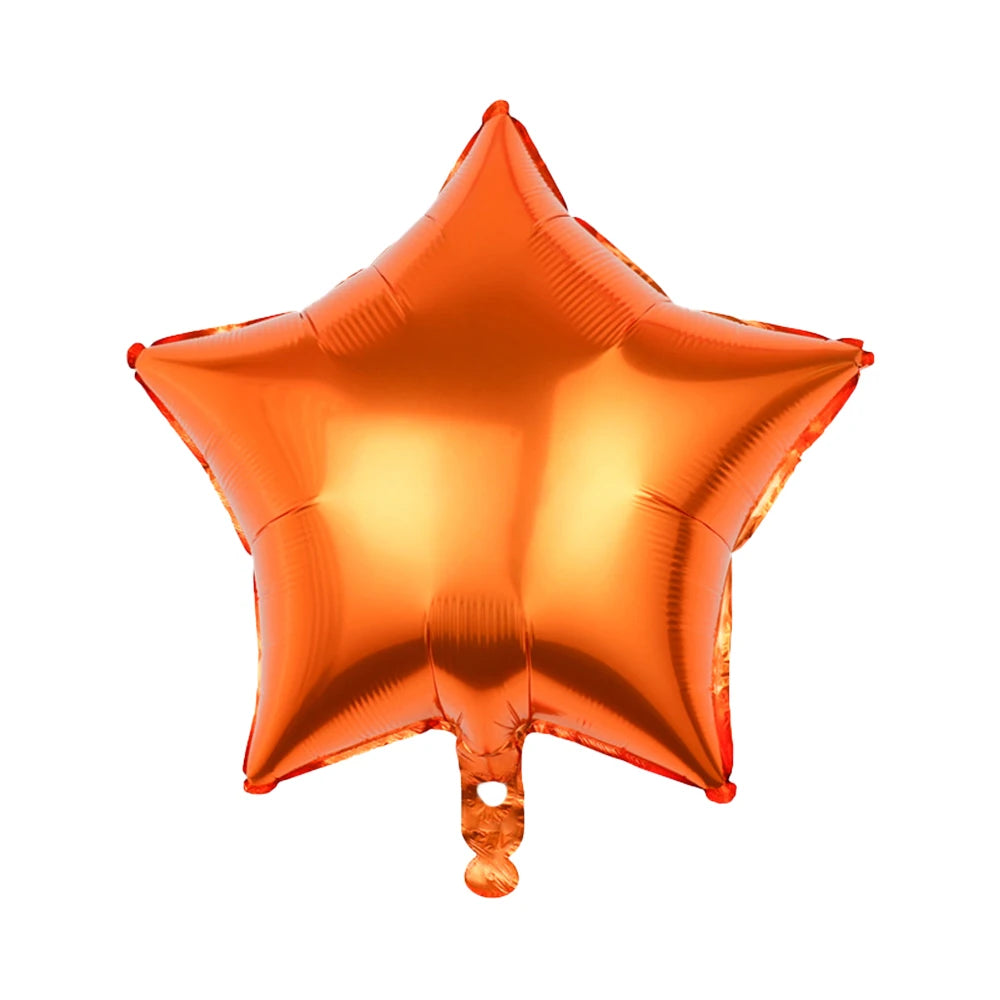 5/10/20Pcs 18inch Gold Black Red Star Balloon Foil Balloon Pentagram Helium Balloon Christams Birthday Party Wedding Decoration