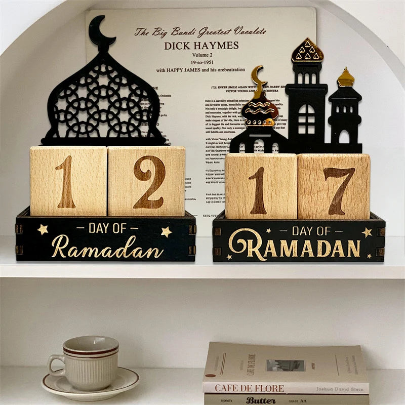 Countdown Ramadan Calendar Ramadan Decorations 2026 Advent Calendar Eid Festival Party Supplies Muslim Calendar Party Decoration