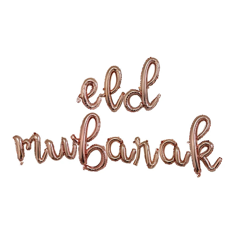 1set Moon Star Balloon Set for Muslim EID Mubarak Festival Home DIY Decoration Ramadan Kareem Kids Birthday Party Ballon Globos