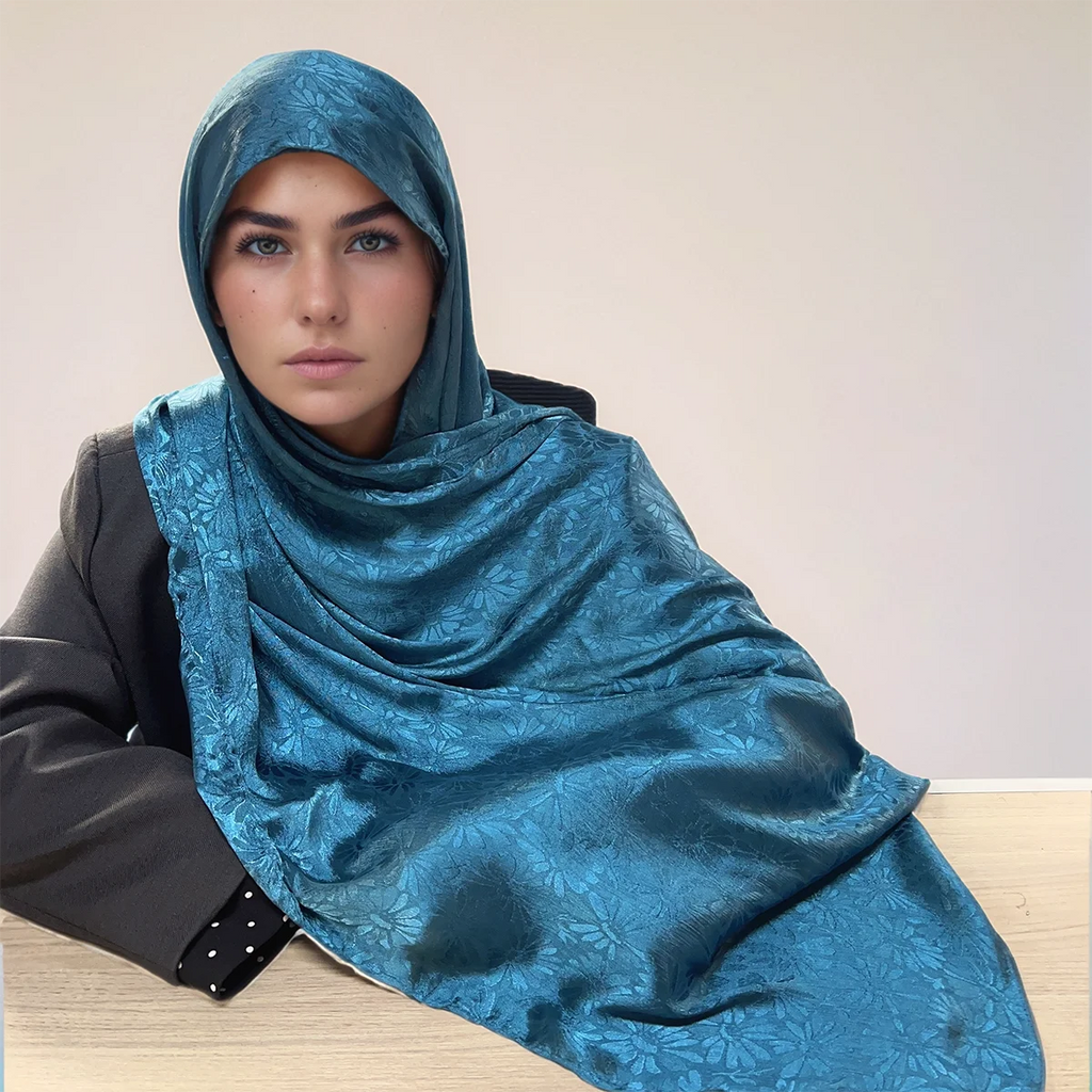 Premium Glimmer Satin Silk Crepe Crinkle Shawl Glitter Breathable Light Weight Muslim Women Scarf Hijab Long Shawl