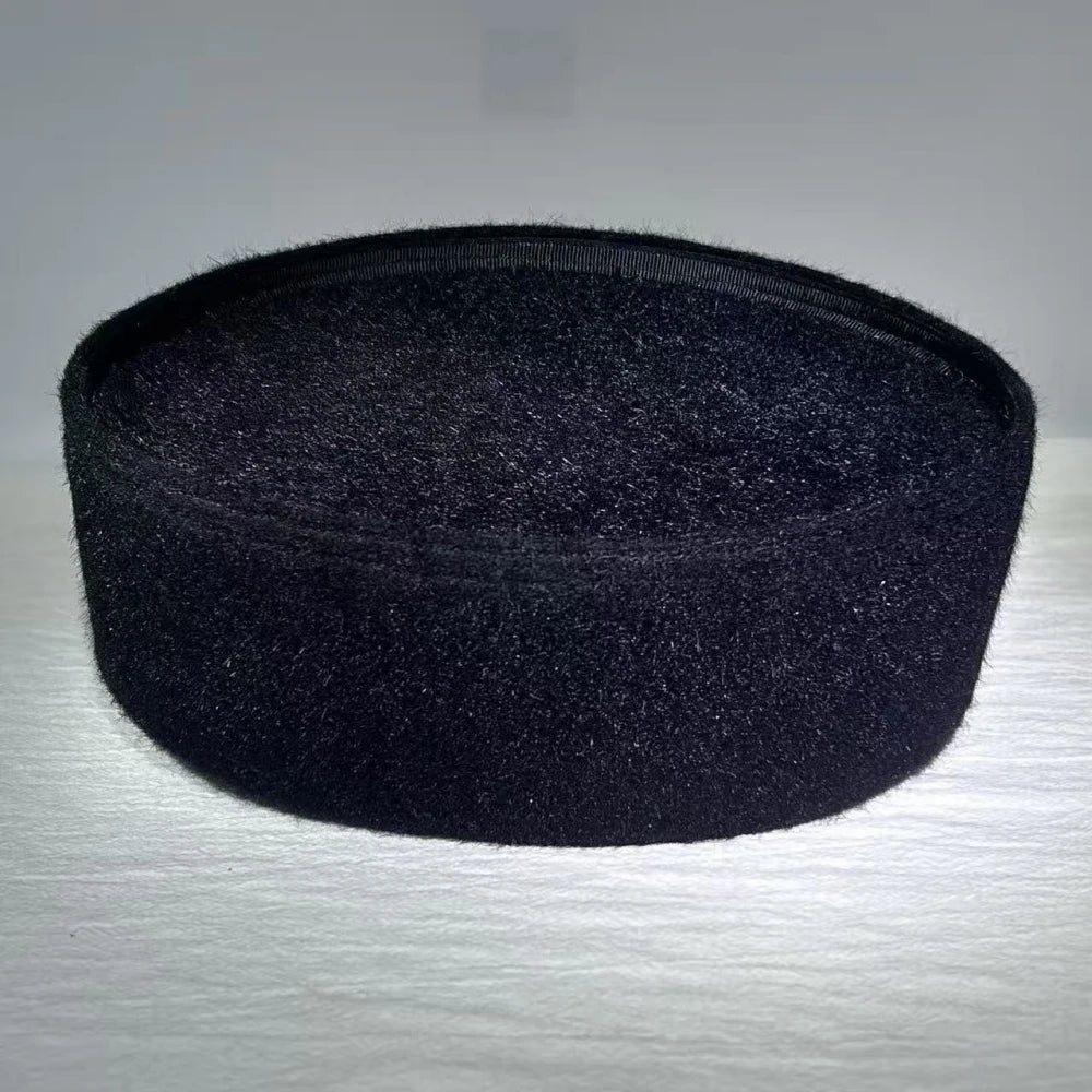 Muslim Caps For Men Clothing Tax Products Turkey Free Shipping Prayer Malaysian Boat Hat Kippa Islamic Kufi Topi Black 03628