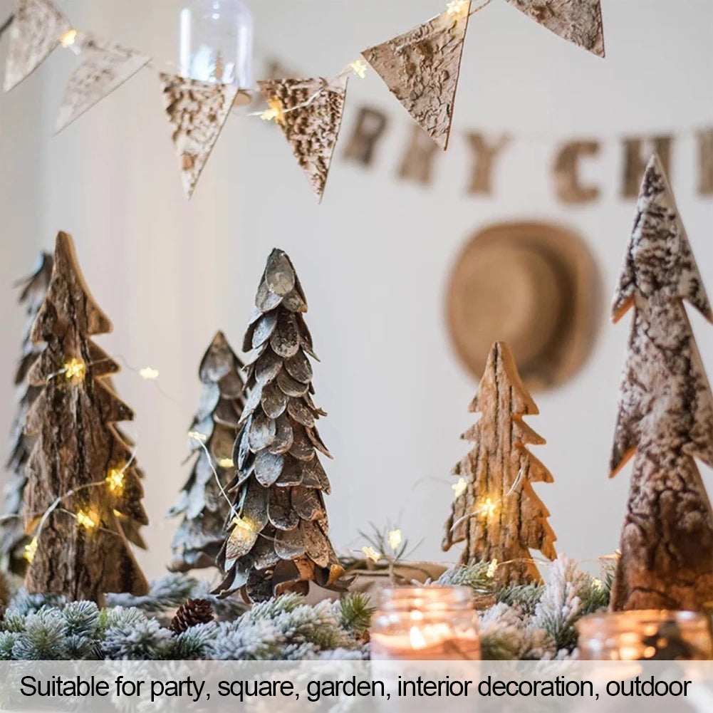 LED Star Copper String Lights, 10–60 LED Fairy Light, Christmas Party & Wedding Decor, Home Outdoor Patio Twinkle Lamps