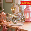 Islamic Salute Cannon Decoration with White Moon And Golden Lantern for Ramadan Office Desktop Decor Suitable for Parties