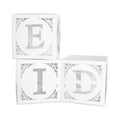 Eid Mubarak Hollow Boxes Hollow Paper Decorative Boxes Eid Balloons Boxes Eid al-Adha Ramadan Mubarak Muslim Islamic Supplies