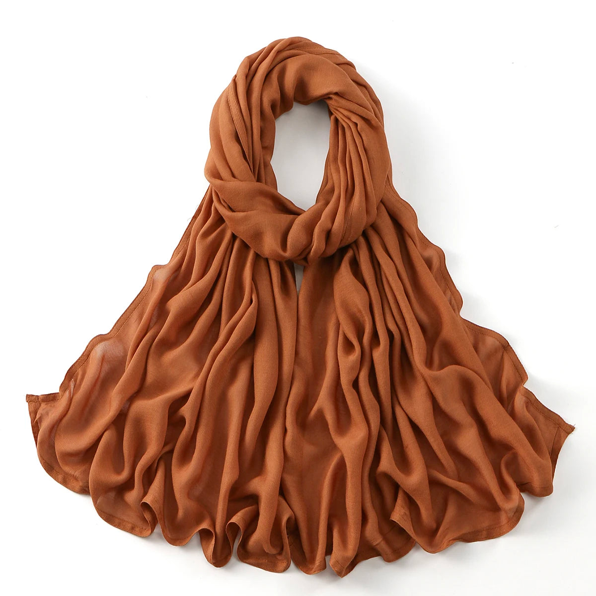 Cotton Rayon Modal Muslim Hijabs For Women Scarf Thin Plain Shawls Femme Musulman Soft Headscarf Islam Turban Headband 185*75CM