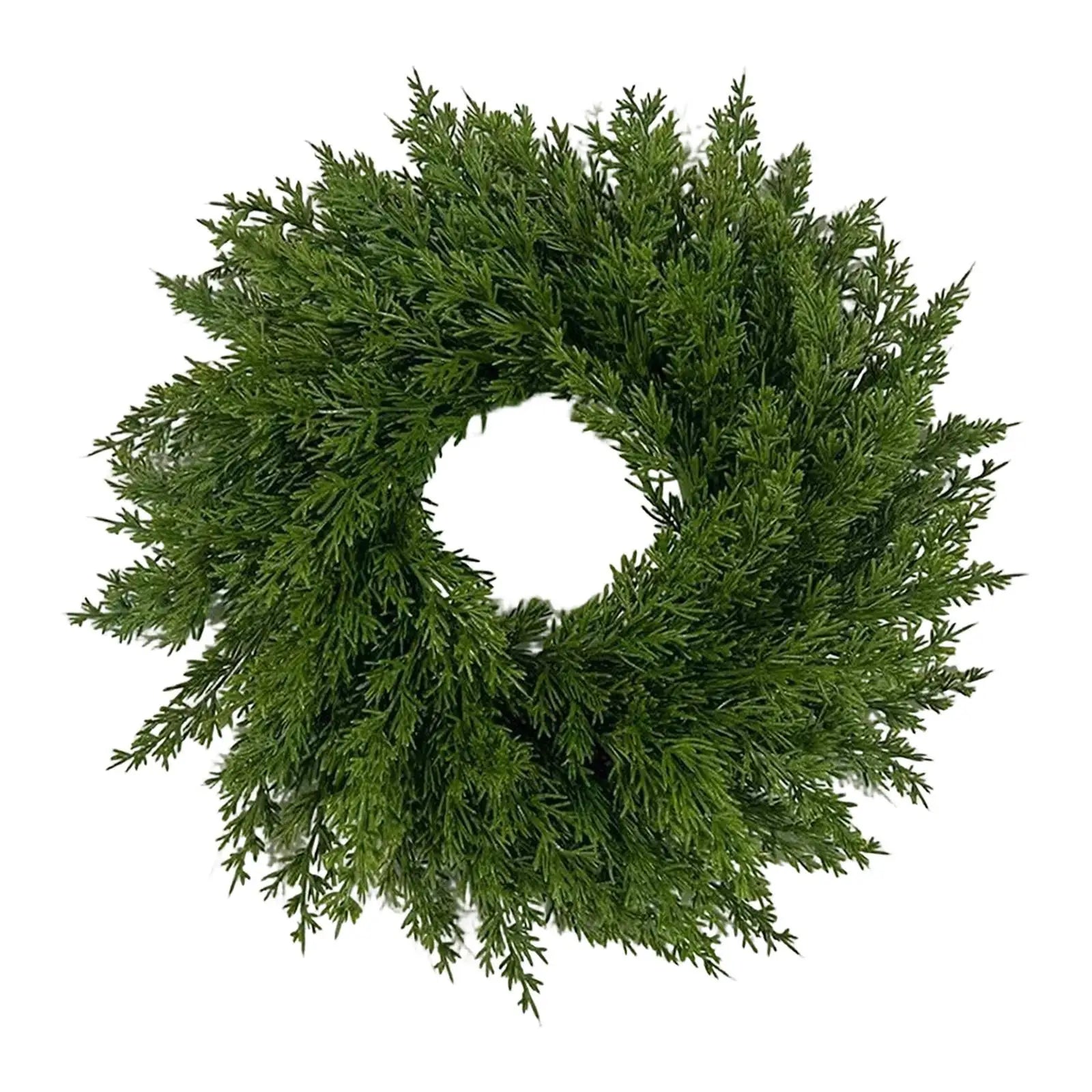 Christmas Wreath for Front Door Artificial Wreath Realistic Small Garland Xmas Decor for Home Window Party Farmhouse Festival
