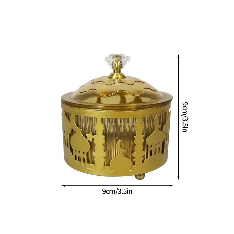 2026 Eid Mubarak Candy Holder Ramadan Candy Tray Holder Muslim Party Supplies Ramadan Eid Candy Box Islamic Decoration