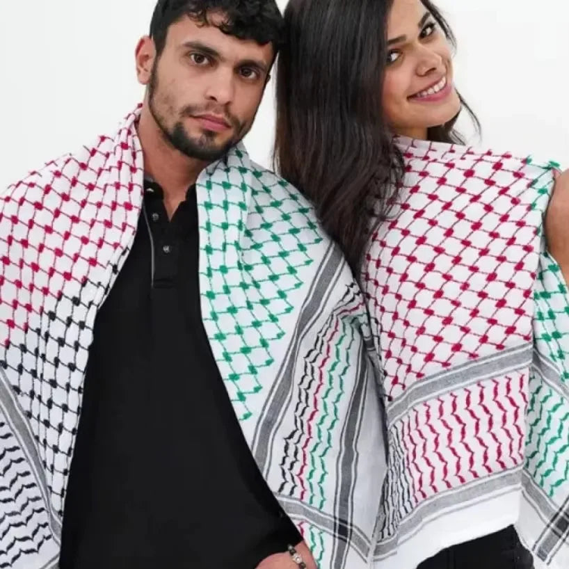 New Arab Men's and Women's Headscarf Jacquard Arafat UAE Dubai Scarf Middle East Saudi Arabia