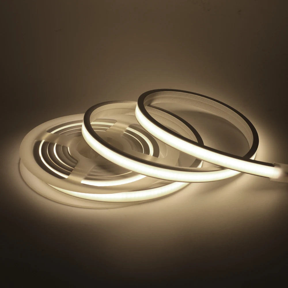 5V USB COB LED Strip Neon Light High Brightness 320 LEDs/M IP67 Waterproof Flexible Ribbon Tape for Garden Bedroom TV BackLight