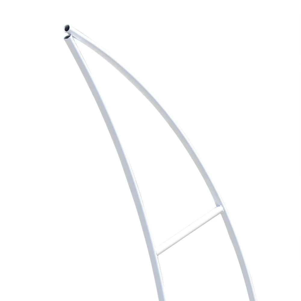79" White Metal Crescent Moon Wedding Arch 2PCS DLY Decor Framework Iron For Wedding Party Stand
