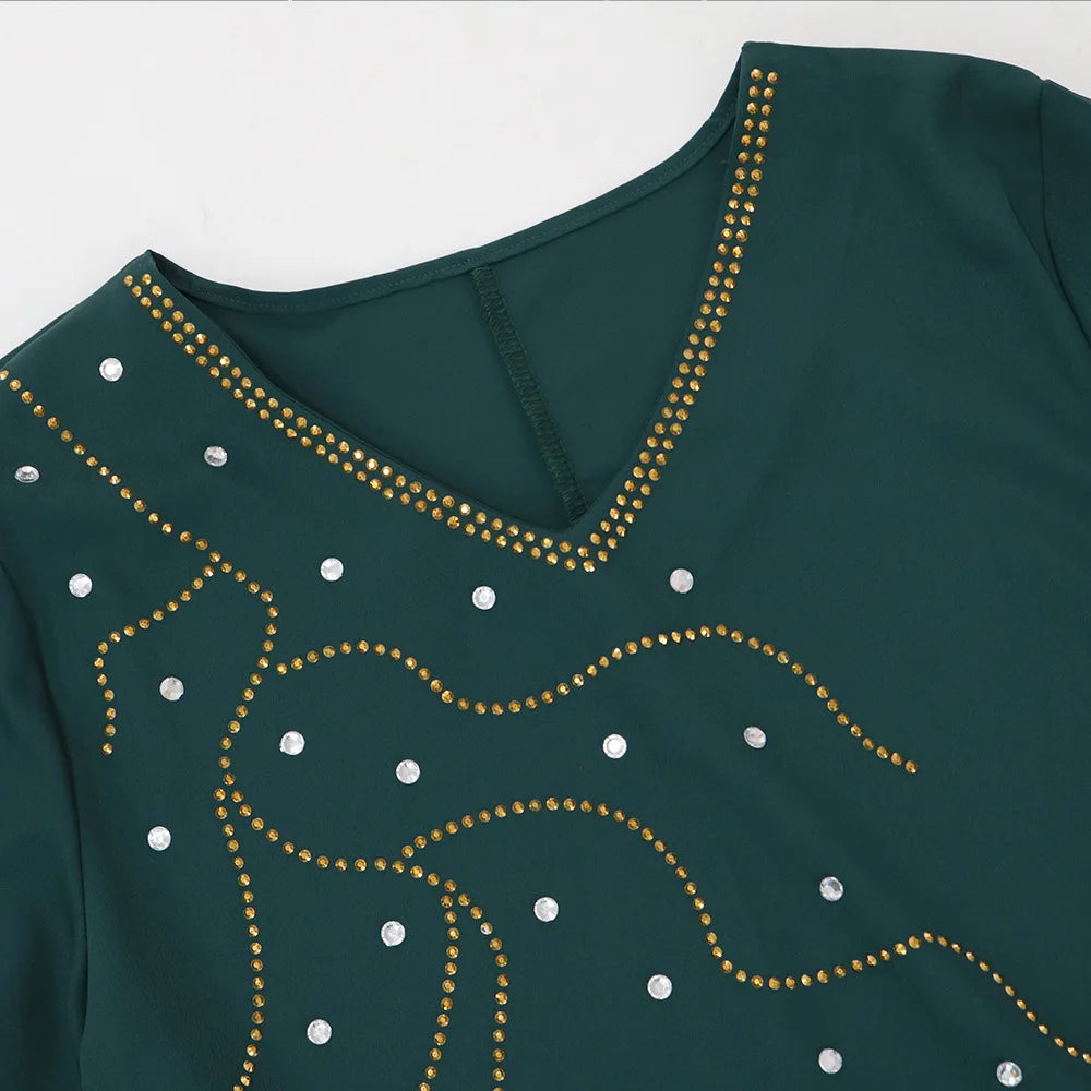 Caftan Eid Elegant Muslim Women Dress Ramadan Party Dubai Abaya Turkey Islam Long Evening Dresses Musulmane Elegant Vestidos