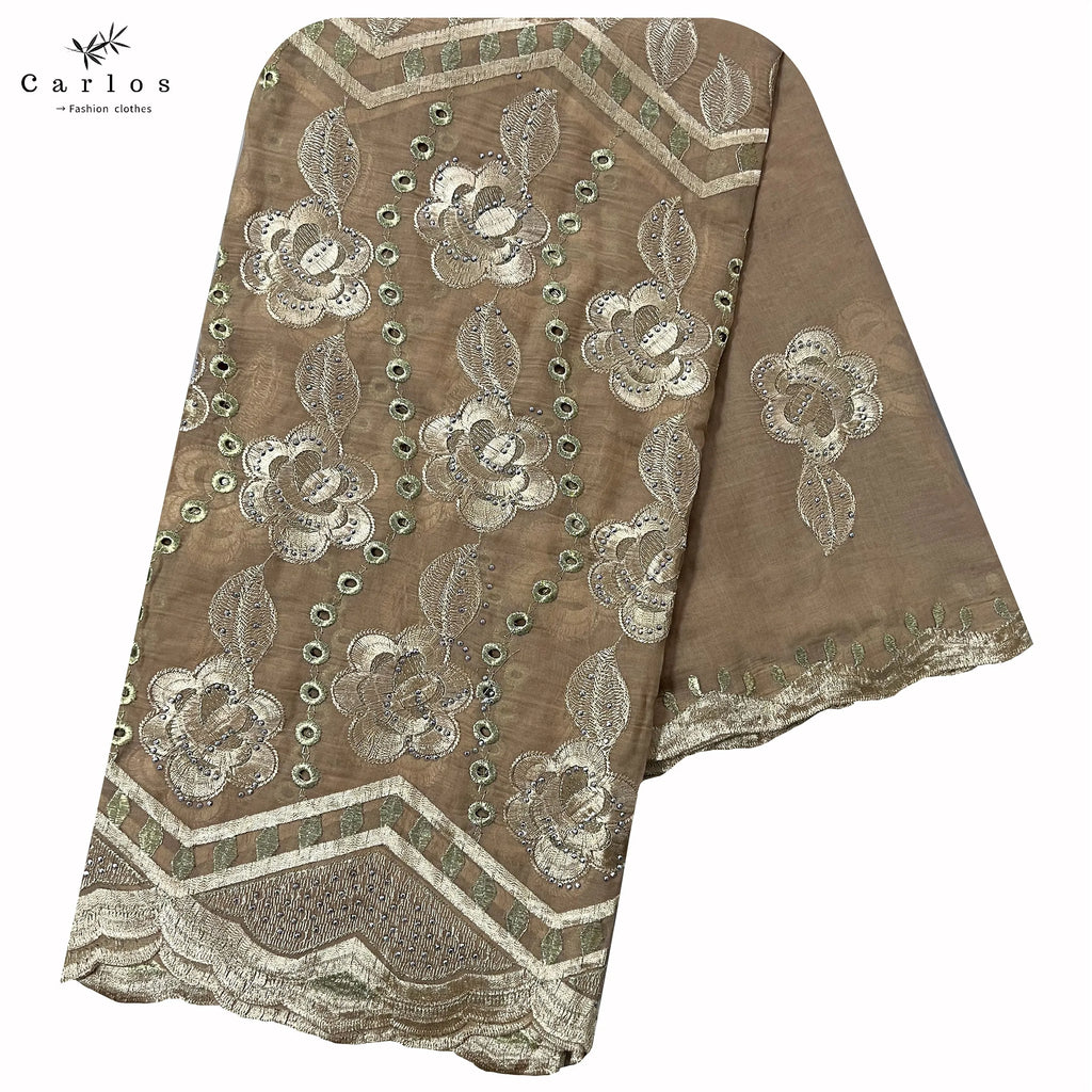 2026 New Dubai Scarf For Muslim Women African 100% Cotton Hijab Islam Hijab Pashmina Turban Headscarf Embroidery Shawls