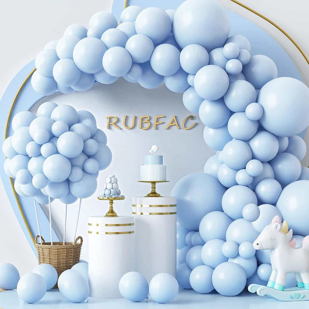Pastel Pink Blue Balloons Black White Red Balloon Birthday Party Baby Shower Wedding Gender Reveal Birrthday Party Decoration