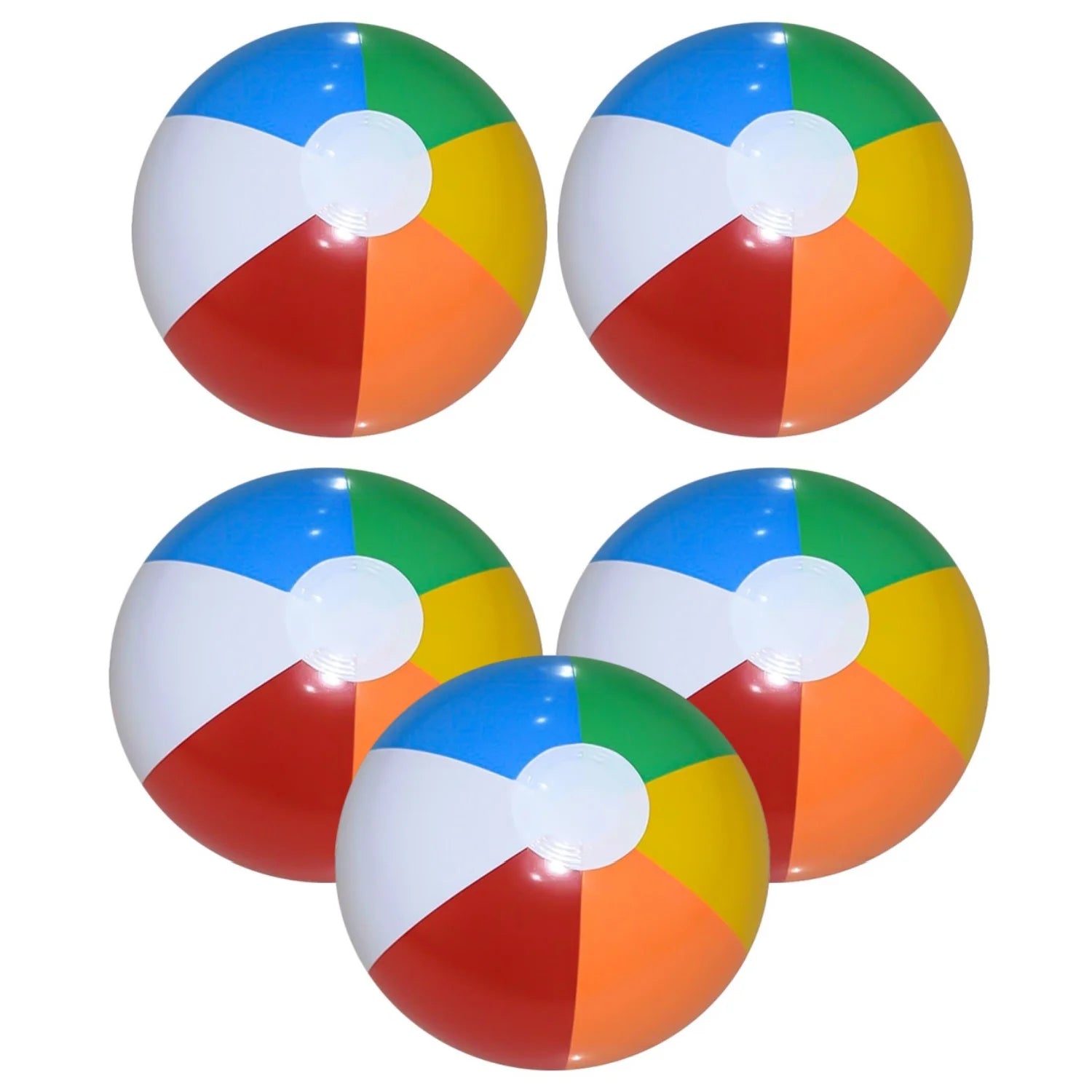 2/5pcs Colorful Inflatable Beach Balls Swimming Pool Party Water Games Balloon Beach Sports Shower Balls Children's Fun Toys