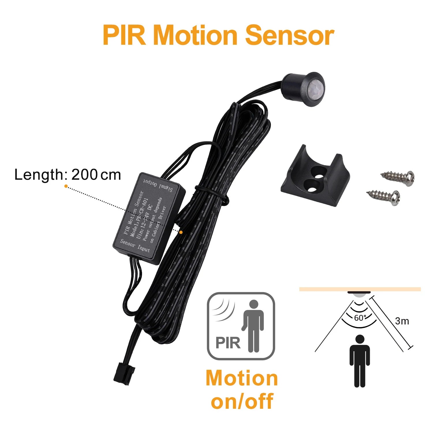 Under Cabinet COB LED Strip Light Collection Display Closet Bookcase Wardrobe Lamp Tape Penetrable Wood Dimmable Touch Sensor