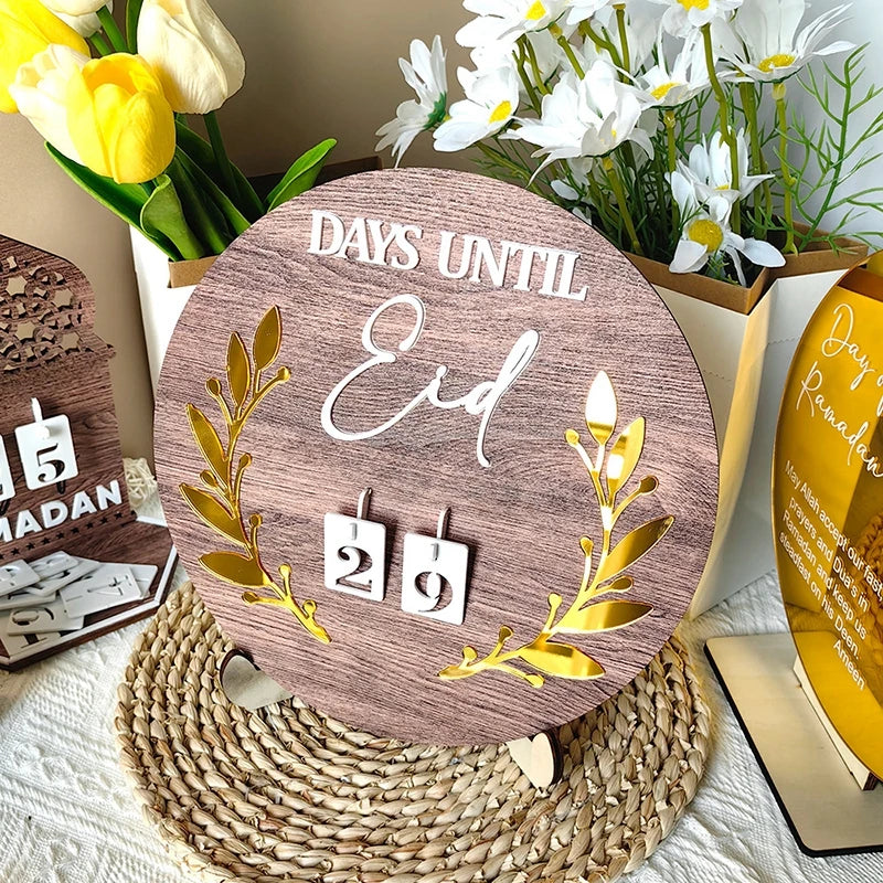 Ramadan Decorations 2026 Ramadan Advent Calendar Ornament Islam Muslim Countdown Calendar Eid Mubarak Gift