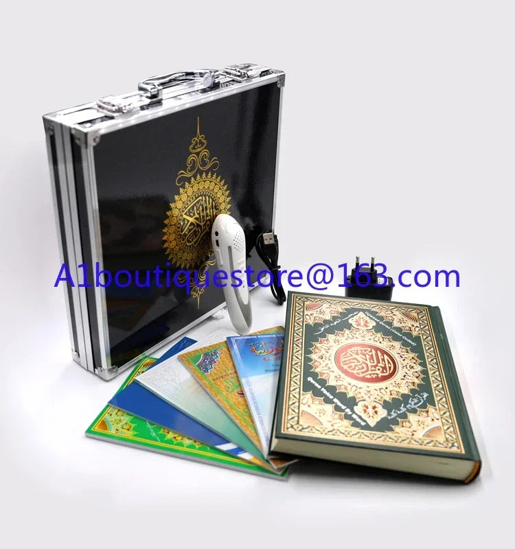 8GB Quran Reading Pen with Book Set & Multi-Language Translator M10 Quran Reader