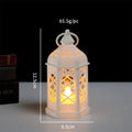 1pack Mini Lantern Christmas Candle Lanterns Decorative Outdoor Wall Lanterns Table Centerpiece for Wedding Halloween Christmas