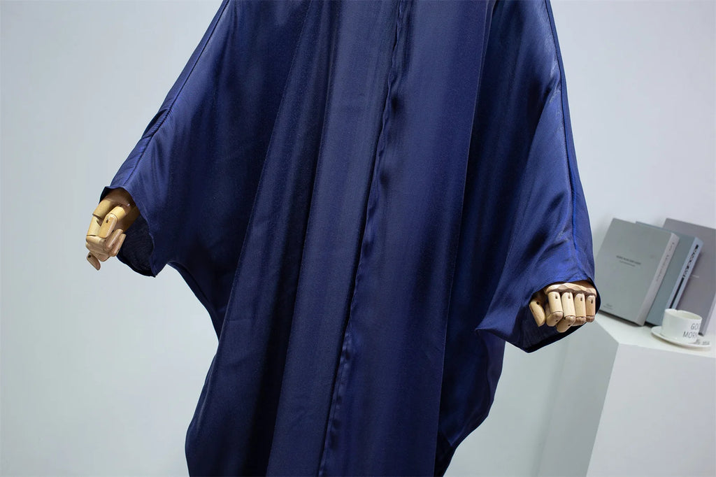 Muslim One-Piece Prayer Abaya for Women – Smocking Sleeve Kaftan Jilbab Cardigan Coat Islamic Robe Dubai Turkish Style