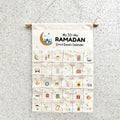 Ramadan 30-Day Advent Calendar for Kids – Eid Kareem Wall Hanging Decor