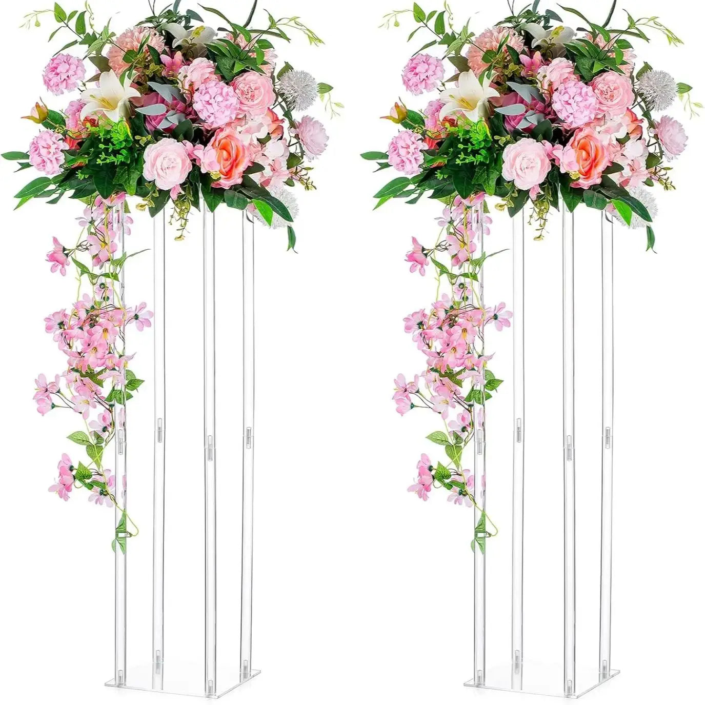 Acrylic Centerpieces for Tables Flower Stand for Wedding Party Table Centerpieces wedding decoration