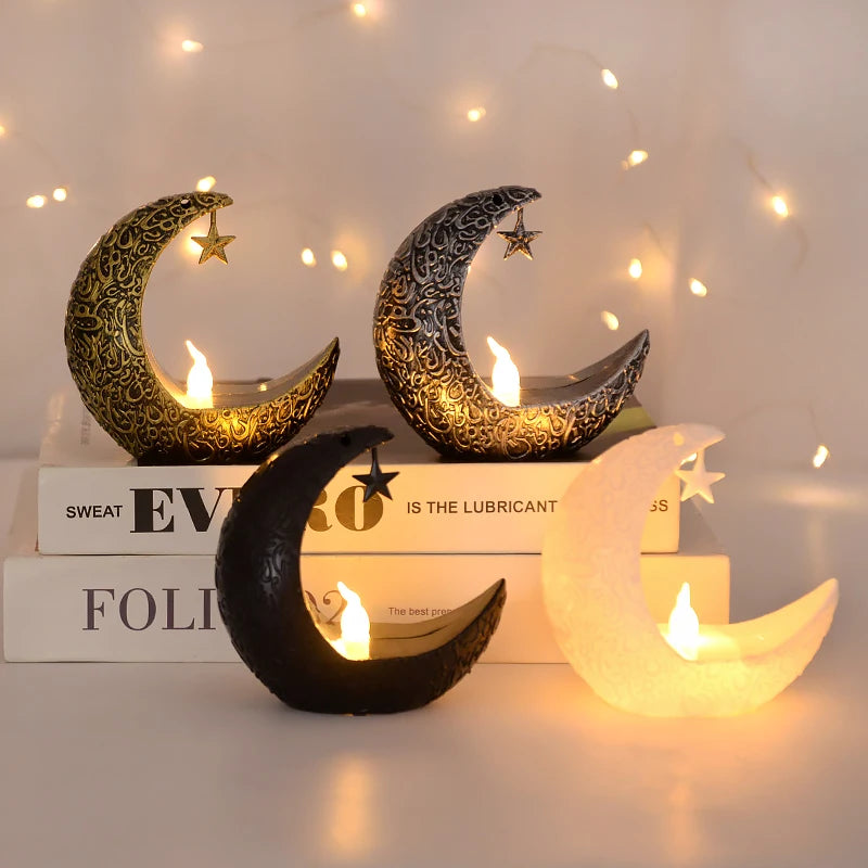 Ramadan Kareem Led Lantern Light Eid Mubarak Ornaments Decoration for Home 2026 Islamic Muslim Party Supplies Eid Al-Fitr Gift