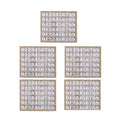 decoration Epoxy Resin Filler English Letters Gold&silver Number Sticker Epoxy filling sticker Labels Stickers Alphabet Sticker