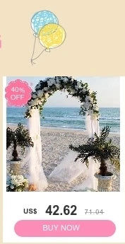 79" White Metal Crescent Moon Wedding Arch 2PCS DLY Decor Framework Iron For Wedding Party Stand