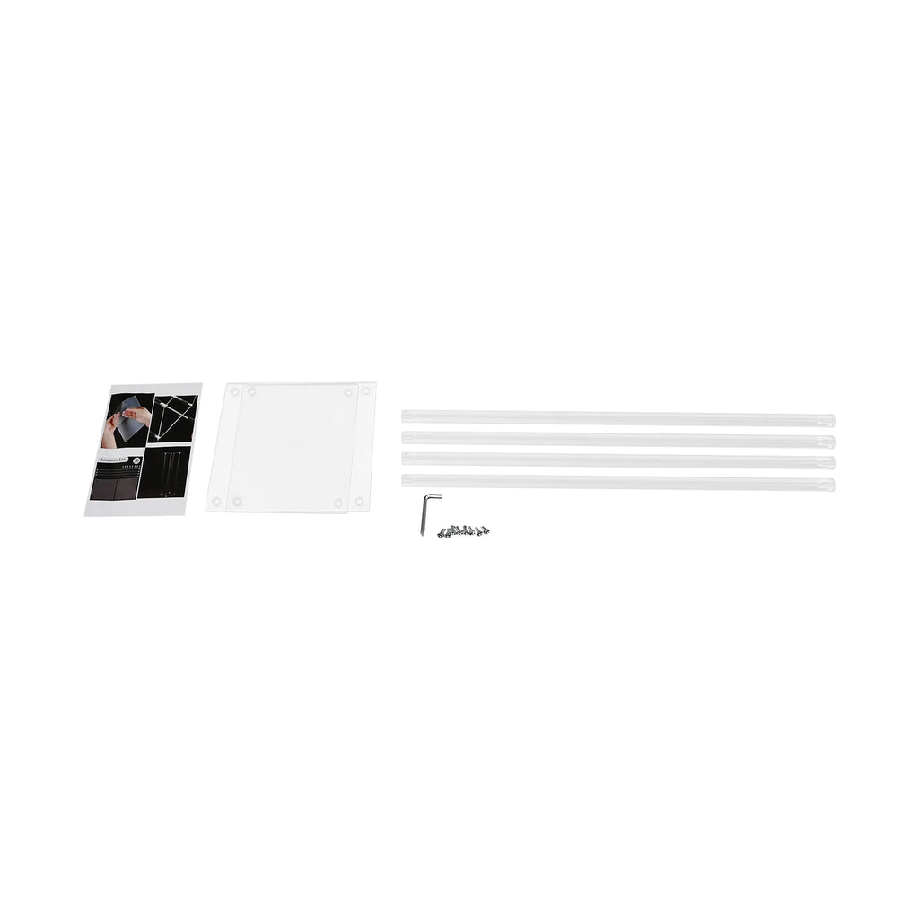 10Pcs Clear Acrylic Flower Stands Rectangular Flower Display Stand Acrylic Wedding Flower Stand 20x20x60cm