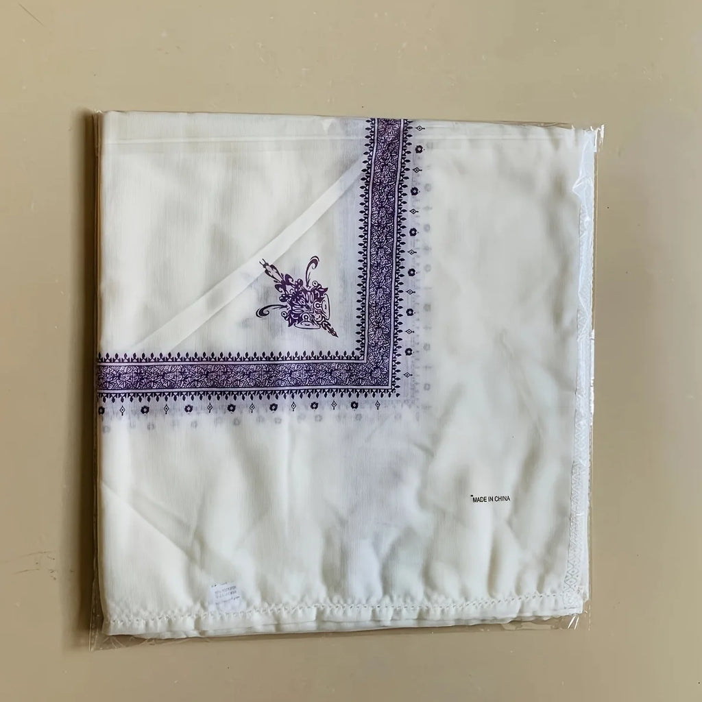 Arab Saudi Men's Shemagh Scarf Wrap, Cotton Keffiyeh Ghutra Headscarf for Middle East Style