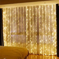 Battery Power LED Fairy Curtain Light String Ramadan Home Decoration 2026 Valentine's Day Eid Mubarak Bedroom Outdoor Decoration