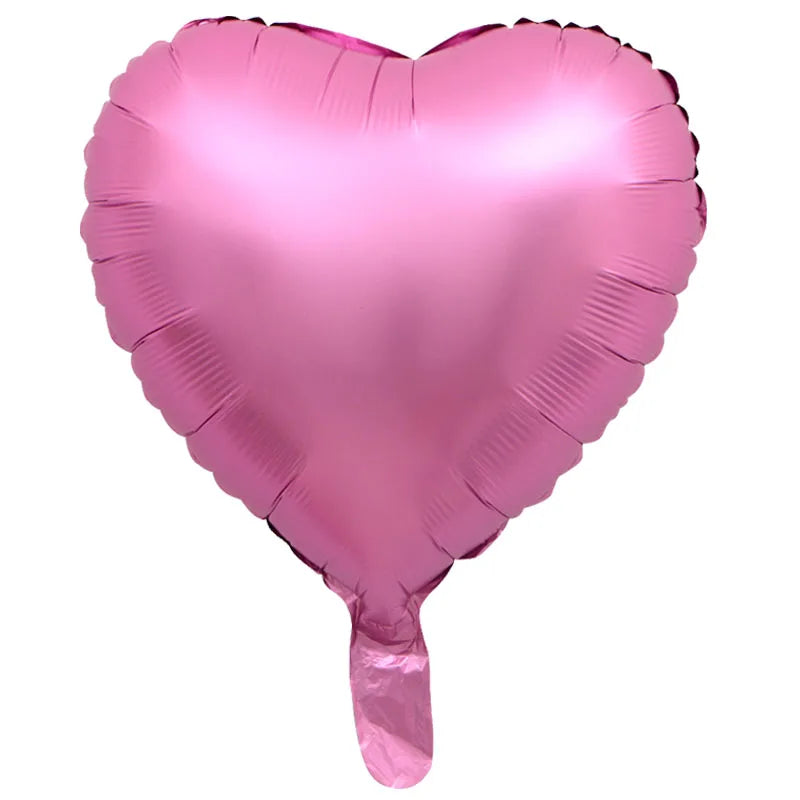 10/5/3Pcs Cream Heart Foil Balloons 18inch Multi Pink Beige Heart Helium Balloons for Wedding Birthday Party Decorations Globos
