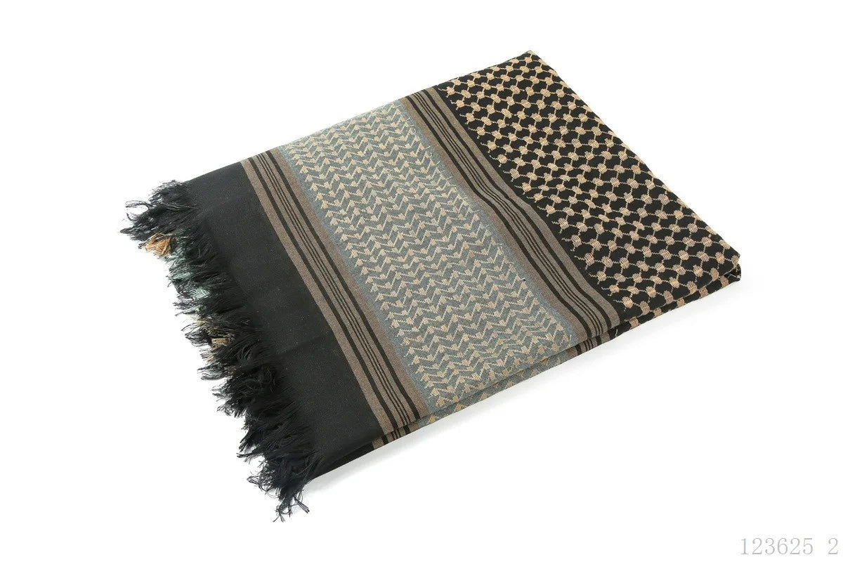 Men Muslim Head Scarf Saudi Arab Dubai Traditional Islamic Clothing Male Headscarf Hijab Plaid Turban Shemagh Gutra Prayer Wear