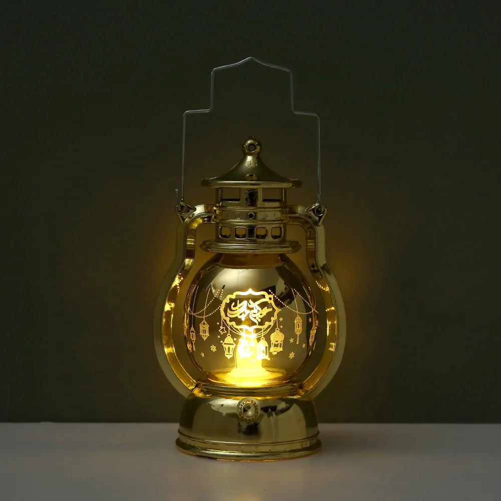 Ramadan LED Lantern Light Eid Mubarak Decoration for Home Islamic Muslim Festival Party Ramadan Kareem Decor EID Al Adha 2026